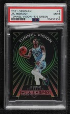 2021 Obsidian Tunnel Vision Electric Etch Green 25/25 Ja Morant PSA 9 MINT 3d3
