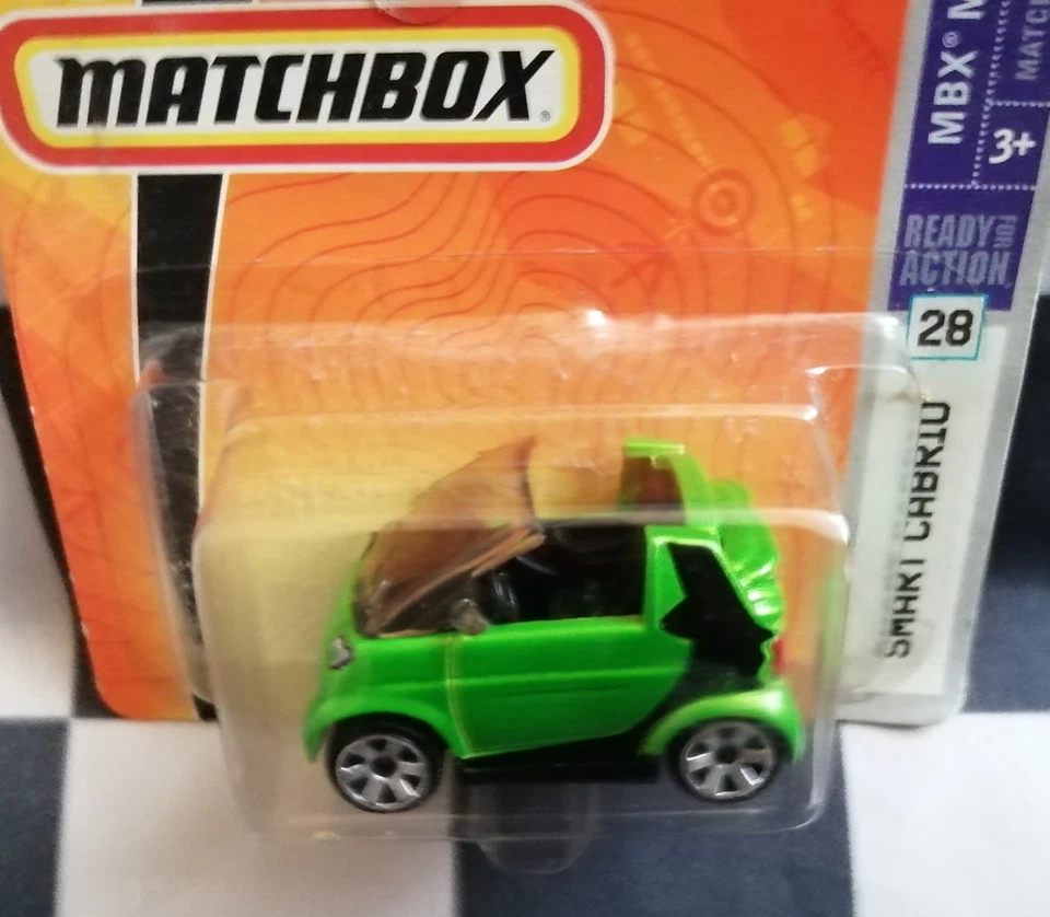 Matchbox Smart Cabrio Short MBX Metal Short Card #28 - Image 3 of 4