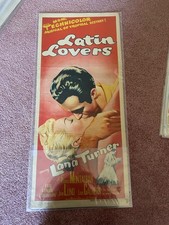 Vintage Movie Poster Australian "Latin Lover" 1953 Lana Turner
