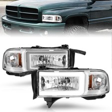 Anzo Usa Crystal Headlight For Dodge Ram 1500 2500 1994-2001 Bolt On Anzo Usa Crystal Headlight For Dodge Ram 1500 2500 1994-2001 Bolt On