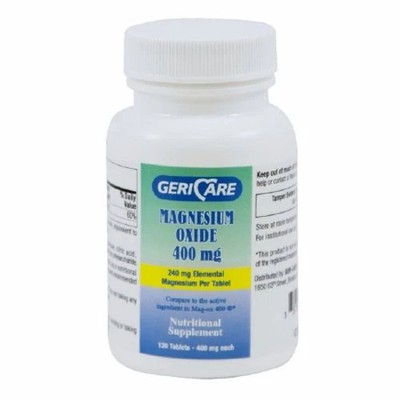 Mineral Supplement Geri-Care Magnesium Oxide 400 mg Str