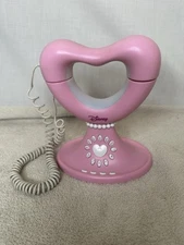 Disney Princess Corded Phone Home Telephone Girls Heart Pink Girl's Collectible