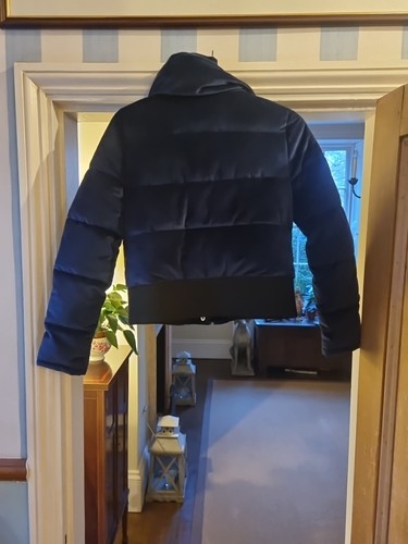 Missguided Women's Navy Padded Jacket Size 8 - Picture 3 of 8