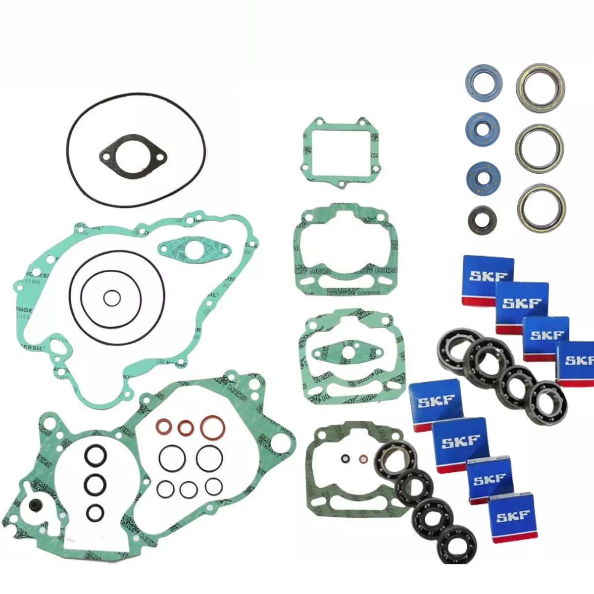 Évitez la panne moteur avec les roulements SKF C3 C4 et joints pour Aprilia RS 125