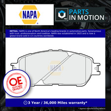 Brake Pads Set fits TOYOTA PREVIA 3.0 Front 03 to 05 1MZ-FE NAPA 0446528510 New