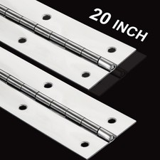 2Pack Heavy Duty Piano Hinge 2" Open Width x 20" Continuous  Piano Hinges 0....