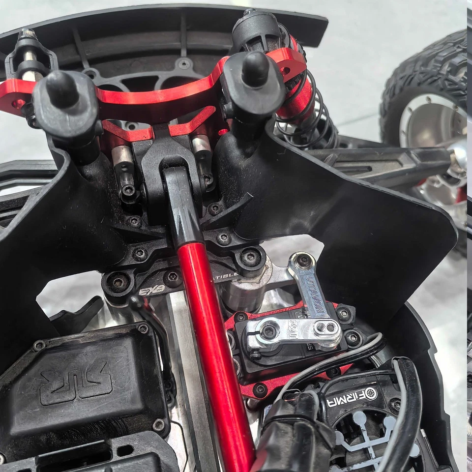 VITAVON CNC Alu7075 25T Adiustable Servo Horn and Link For All Arrma 6s - Image 3 of 4