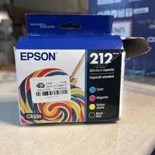 Epson 212 ink Cartridges - CMY BK - Claria - T212120-BCS - EXP: 02-2028