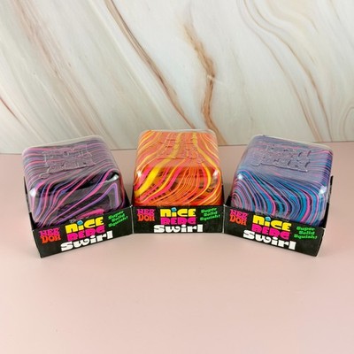 NeeDoh Nice Berg Swirl XL Giant Nee Doh Squishy Swirl Cube
