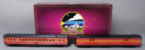 MTH 20-69216 O Southern Pacific 70' ABS Equipaje/Coach Pasajero Set (Juego de 2) | Zustand: Used