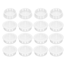 20Pcs 35mm/1.4in Air Vents Circular Soffit Vents, White Soffit Vent Cover