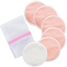 Reusable Breast Pads, Organic Nursing Pads, 4-layer Washable Nursing Pads, In...