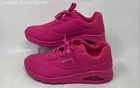 Skechers Womens Uno Night Shades 736667W Pink Lace-Up Sneaker Shoes Size 8.5