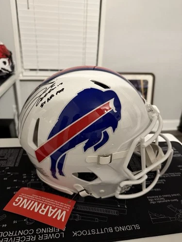 Josh Allen Buffalo Bills Signed 2024 NFL MVP Authentic Helmet BAS