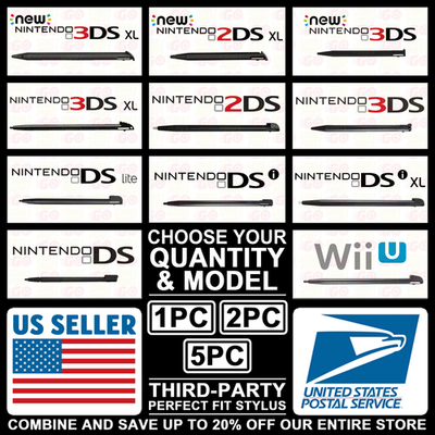 #ad #ad Replacement Stylus For Nintendo NEW 3DS 2DS DSi XL DS Lite LL Wii U Plastic Pen $3.99