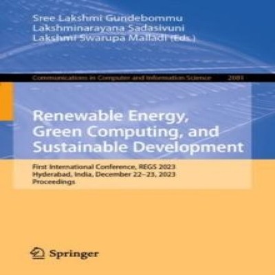 Renewable Energy Green Computing and Sustainable Development Firs