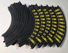 14 Tyco 9" R1/4 Curves Slot Car Track - Small broken side tabs