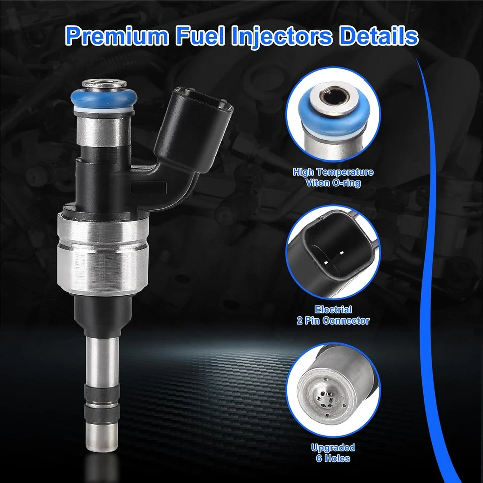 Inyectores de combustible para Chevy Captiva Sport 2012-2015, Equinox 2011-2017, Impala... Foto 3 de 4