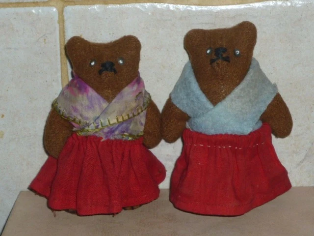 ANCIEN OURS EN paille Teddy Bear EUR 60,00 - FR