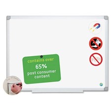 Bi-Silque CR0620030 Magnetic Dry Erase Board 24x36 Aluminum Frame