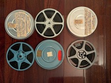 Vintage Vacation Home Movie Film 6 - 5" Reels of 8mm / Super Eight Home Movies