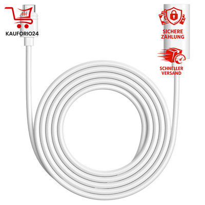 USB-C Verlängerungskabel 10 ft, Kompatibel mit Solar Panel, Sicherheitskameras