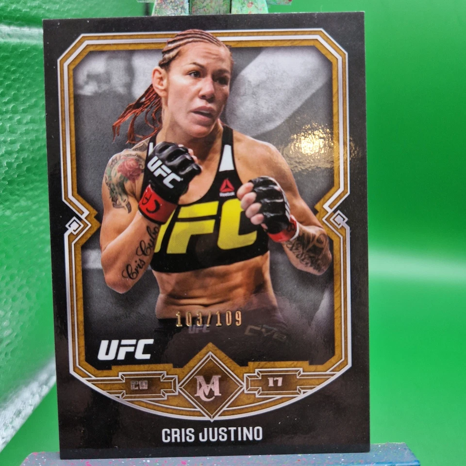 2017 Topps UFC Museum Collection - Cris Justino #41 Copper /109 - Image 2 of 3