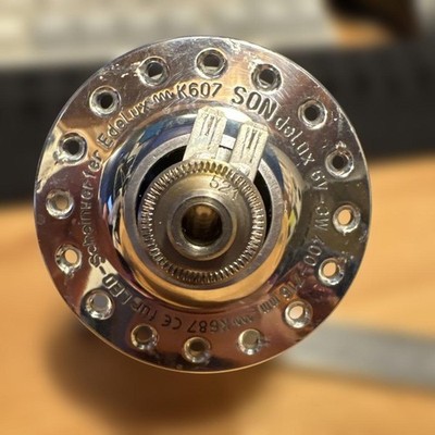 SON Nabendynamo 【delux】 32H SON NABENDYNAMO delux 32H polished dynamo hub | eBay