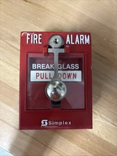 Simplex 4251-30 Fire Alarm Pull Station With Break Glass