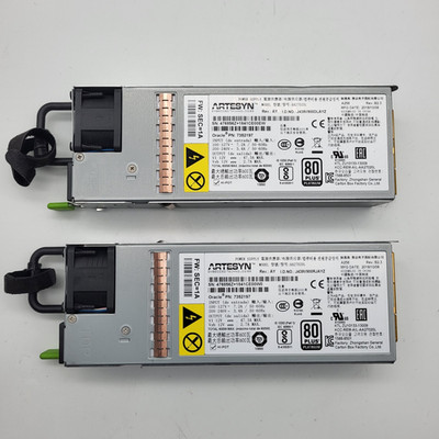 Lot of 2 Artesyn Oracle AA27020L 600W Power Supply