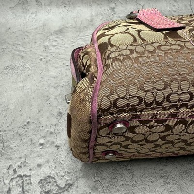 COACH Soho Y2K Handbag Mini Boston Bag Shoulder Bag Shoulder Turn