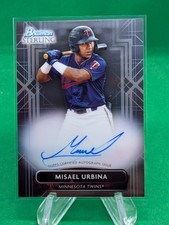 Misael Urbina 2022 Bowman Sterling  Prospect Auto #PA-MU Twins