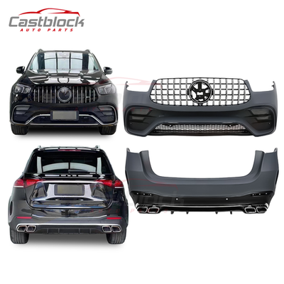 Facelift to GLE63 AMG 21 22 Mercedes Benz GLE W167 Bumper Kit