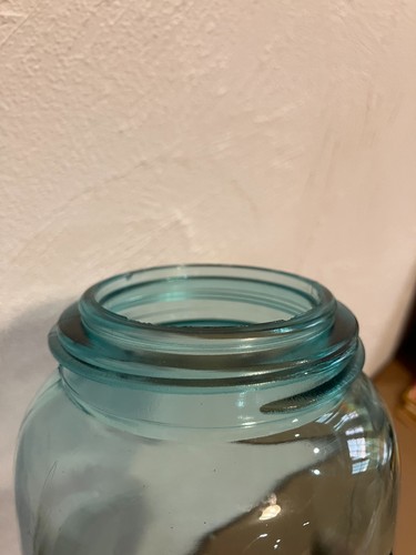 Blue Ball Improved Quart Jar (Nice) - Picture 4 of 9