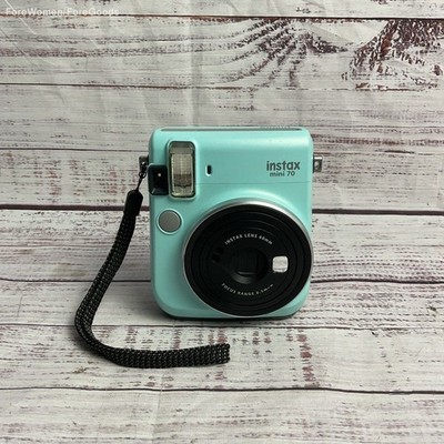 Fujifilm Instax Mini 70 Ice Mint Light Blue Instant Camera *UNTESTED*