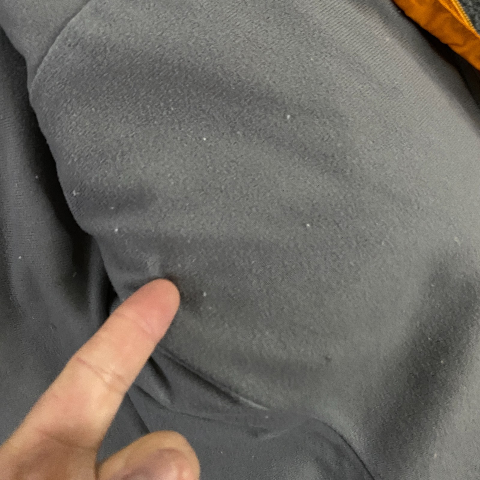 Patagonia Zephur Jacket Womens Medium Windbreaker Fleece Lined Orange Vintage thumbnail 7