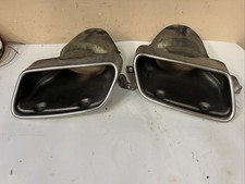 10-13 Mercedes W212 E350 Sport Packing Exhaust Mufflers Muffler Tips Set Oem