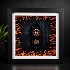 Gothic Techdeck Art Skateboard Shadow Box Traditional Tattoo Art Display wall 3D