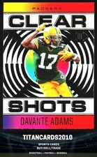 Davante Adams 2021 Panini Illusions Clear Shots Green Bay Packers #CS-8