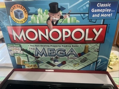 Mega Monopoly Board Game 100% Complete