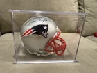 Tom Brady Autographed Mini Helmet - Global Authentics MINT
