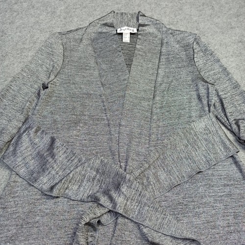 Joseph Ribkoff Femmes Cardigan Tunique TAILLE S UK-10 USA-8 DE-36 Argent Cravate - Photo 3 sur 10