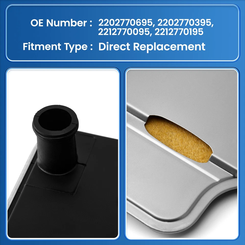 transmission filter gasket 2212770095 for Benz GL350 ML63 AMG ML320 W221 W219 Foto 3 de 4