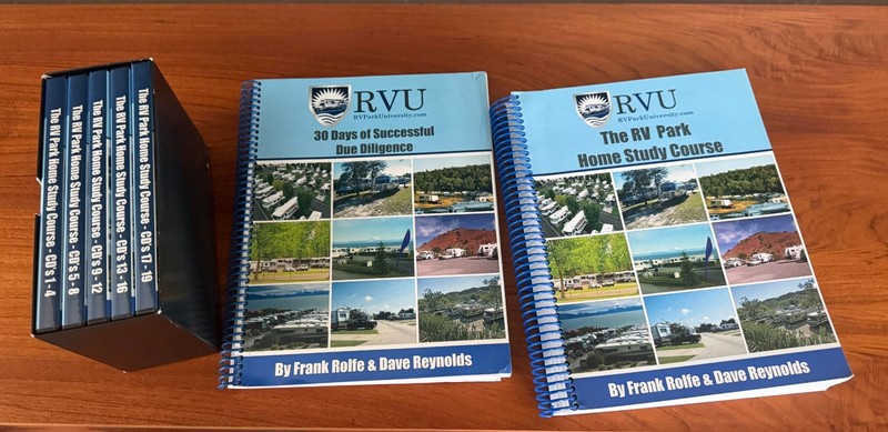 Mobile Home Park Home Study System Frank Rolfe Dave Reynolds 19 CDs 2 Workbooks