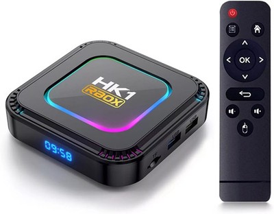 RBOX HK1 Android 13 TV Box 16/32/64GB Quad Core HD 8K Dual WIFI Media Player