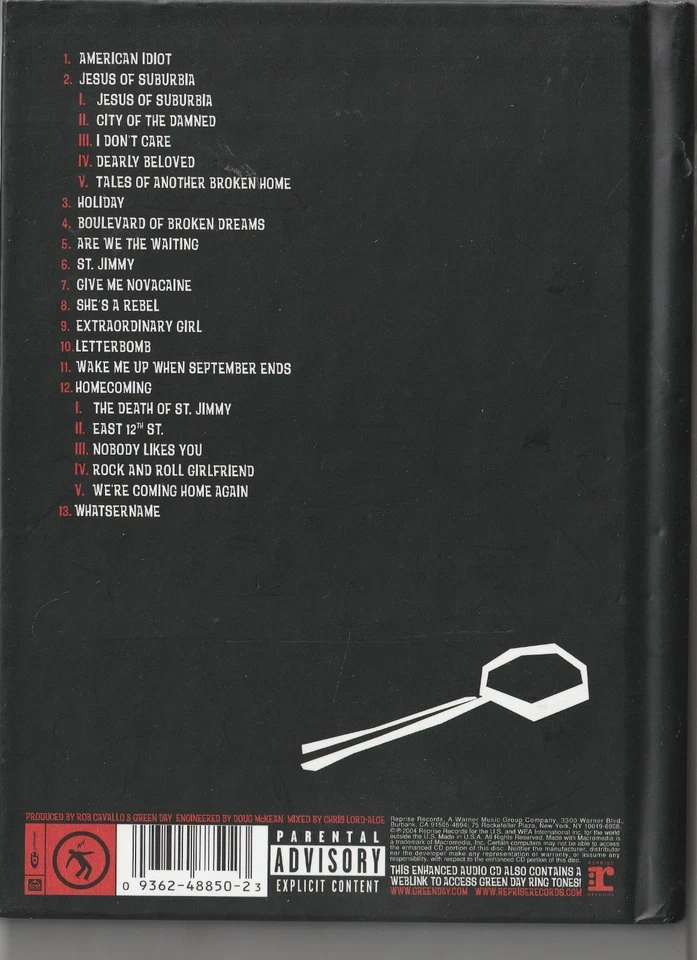 Green Day "American Ideot" (große Box mit 52 Seiten) CD - Bild 3 von 3
