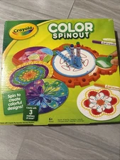 Crayola Color Spinout Art Set NEW Sealed | Spin to Create Designs Ages 6+