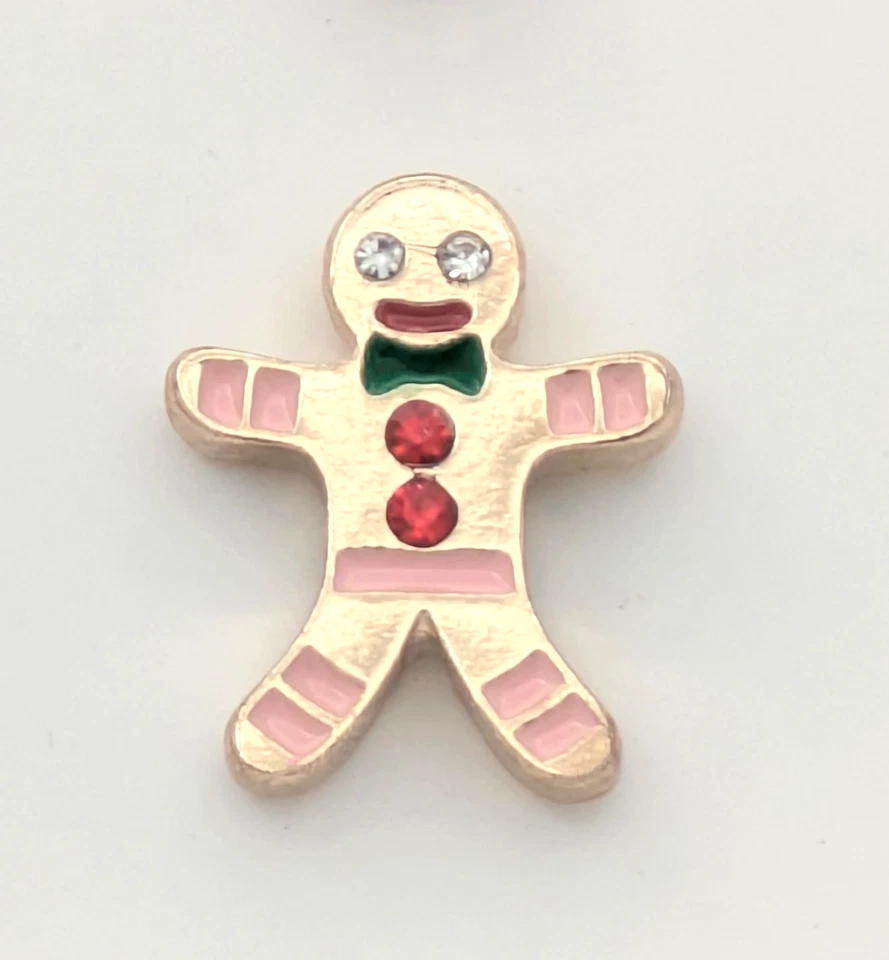 Betsey Johnson 2 Pair Stud Earrings - Gingerbread & Candy Canes w/GB - Image 4 of 4