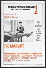THE GRADUATE Movie Poster 1967 THE GRADUATE Movie Poster 1967