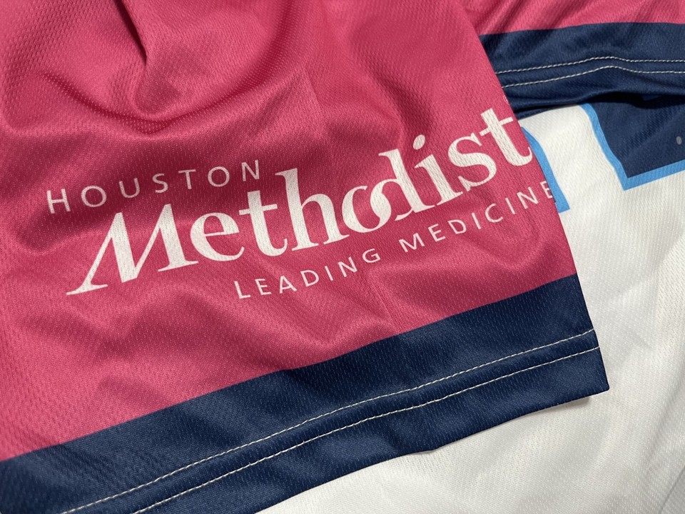 SUGAR LAND SPACE COWBOYS 22 Promotional Breast Cancer Baseball Jersey